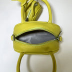 Mini PU Leather Crossbody Bag Set For Women With Short Handle Purses
