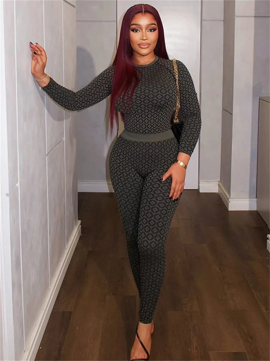 Bold Print Jumpsuit With Color Blocking Patchwork Zip Front