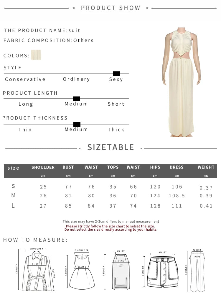 Waistless Chic Sequined Ankle Length Dress