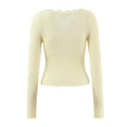 Women Fashion Sweet Lace Patchwork Knitted Cardigan Vintage O-Neck Long Sleeve Sweater