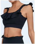 Yoga Gym Wear Woman Women's Chest-Wrapped Nude Feel Quick-Drying Beauty Back High Waist Vest Sports Workout
