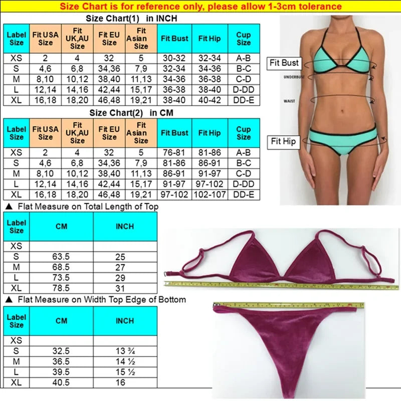 Sexy Backless Bikini Set