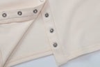 O-Neck Cardigan With Long Sleeves Slim Fit