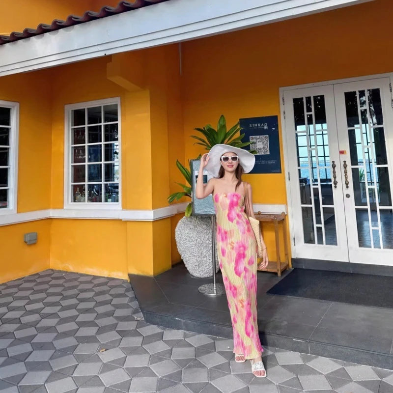Three Piece Bikini Set With Push Up Triangle Top And High Waisted Bottoms With Cover Up