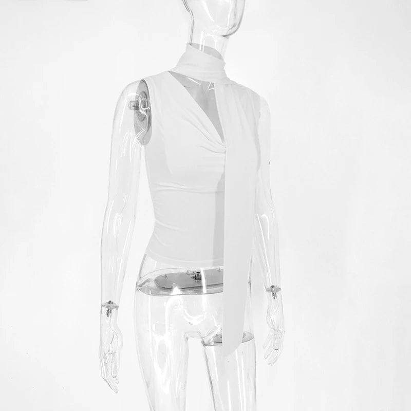 Tank Top For Women V Neck Sleeveless Knit