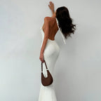Women Knit Spaghetti Strap Sleeveless