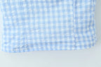 Women New Fashion Sweet Plaid Chic Lace Patchwork French Square Collar Backless Top