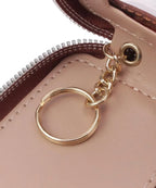 Playful Kawaii Mitty Plush Keychain Bag with Embroidered Fur Design and Large Capacity Organizer