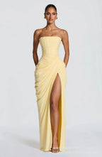 Backless High Waisted Dress