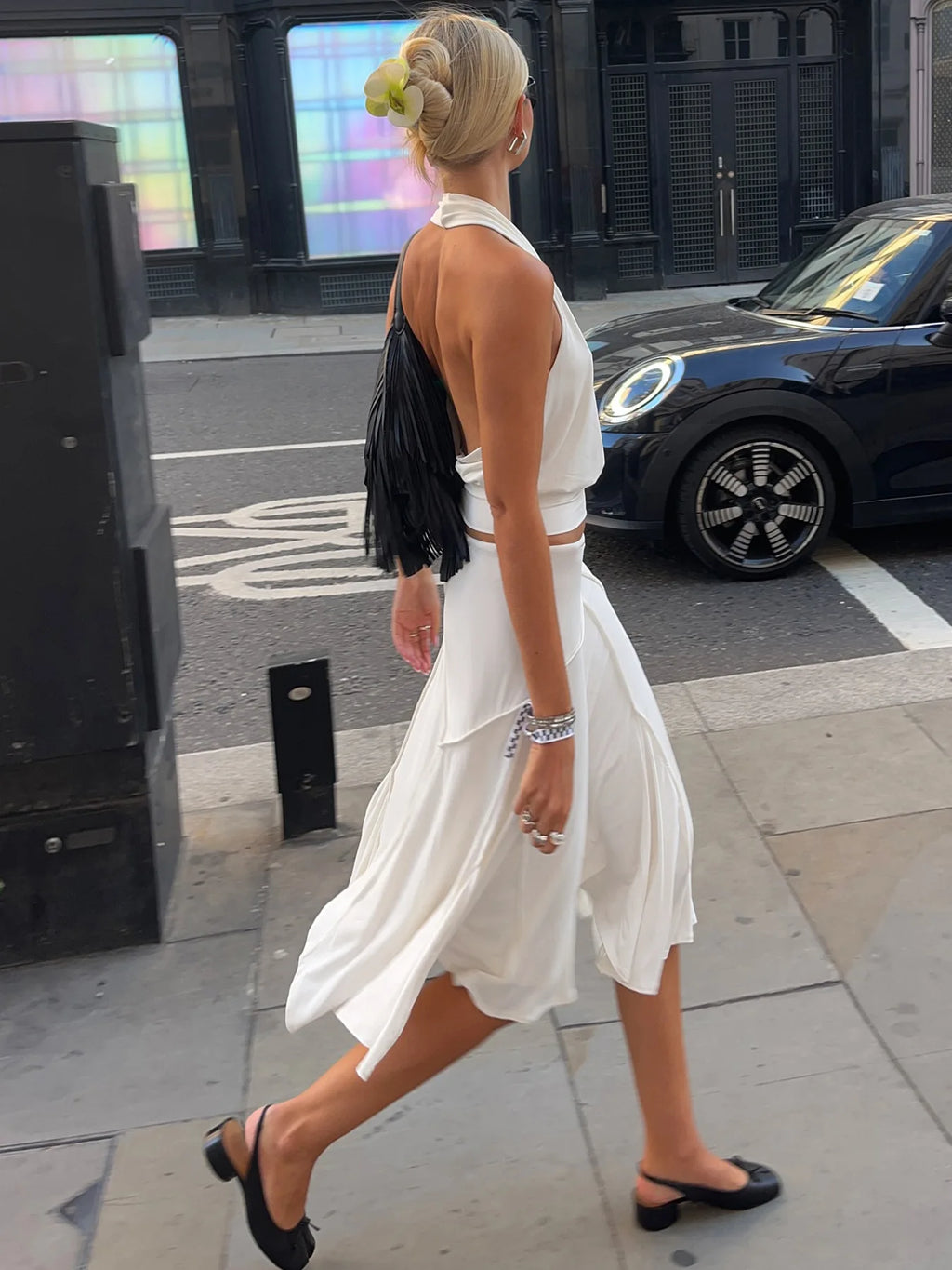 Casual Irregular Lace Up Skirt For Women Low Waisted