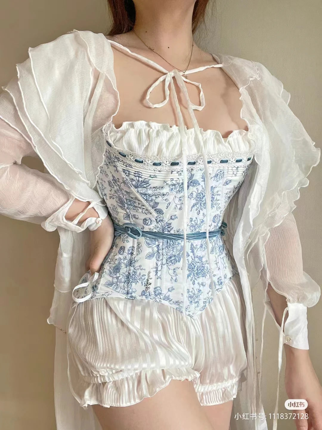 Victorian Gothic Jacquard Lace Up Corset Crop Top Overbust Bustier With Straps Waist Trainer