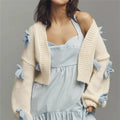 Cozy Bow Knit Cardigan For Women