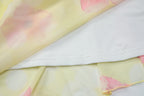 Fashion Floral Print V Neck Backless Sexy Ruffles Irregular Mini Dress