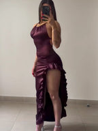 Glam Halter Dress