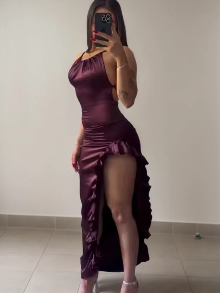 Glam Halter Dress