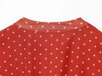 Polka Dot Spring Mini Dress