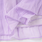 Purple Chiffon Backless Sundress With Deep V Neck A-Line Mini