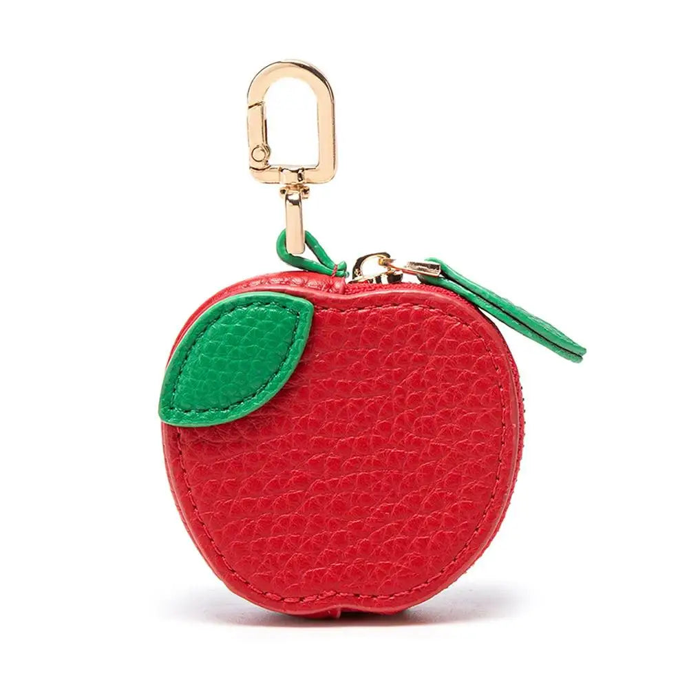 Fruit Shape Design Coin Purse In Mini Wallet With Cute Key Chain
