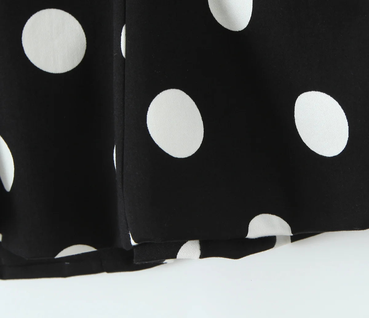 Women Fashion Sleeveless Backless Sexy Black Polka Dot Bow Neck Halter Top