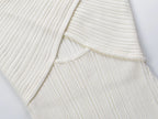 Lace Collar Splice Dress Slimming Fish Tail Gown
