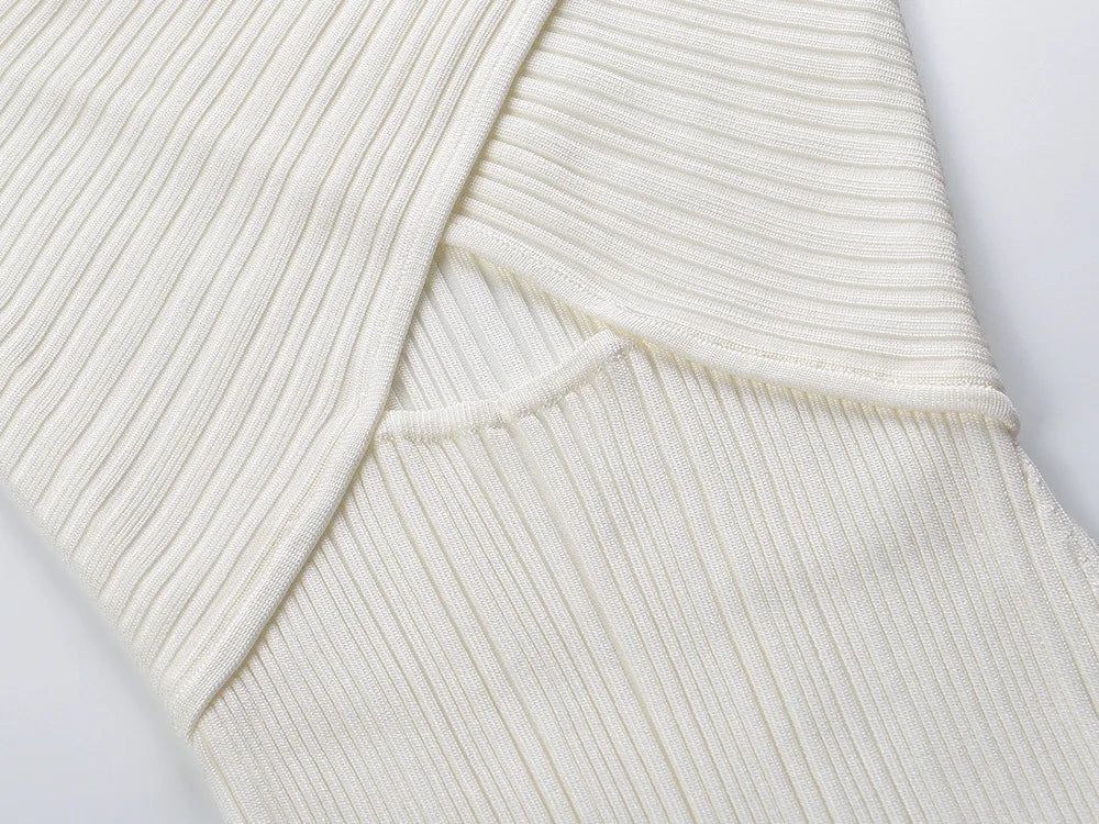 Lace Collar Splice Dress Slimming Fish Tail Gown