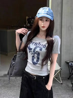 Off Shoulder Sport Top For Women Vintage Inspired Crop