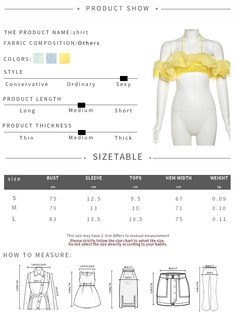 Elegant Y2K Sweet Style Ruched Tank Tops+Petal Sleeve Cover Women Lace-Up Halter