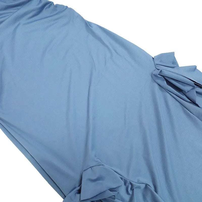 Tube Top Strapless Sexy Midi Dress