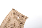Midnight Halter Camisole Set With Shirred Pants