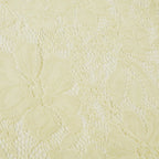 Light Yellow Lace Strapless Dress Slim Silhouette