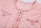 Beaded Knit A Line Dress