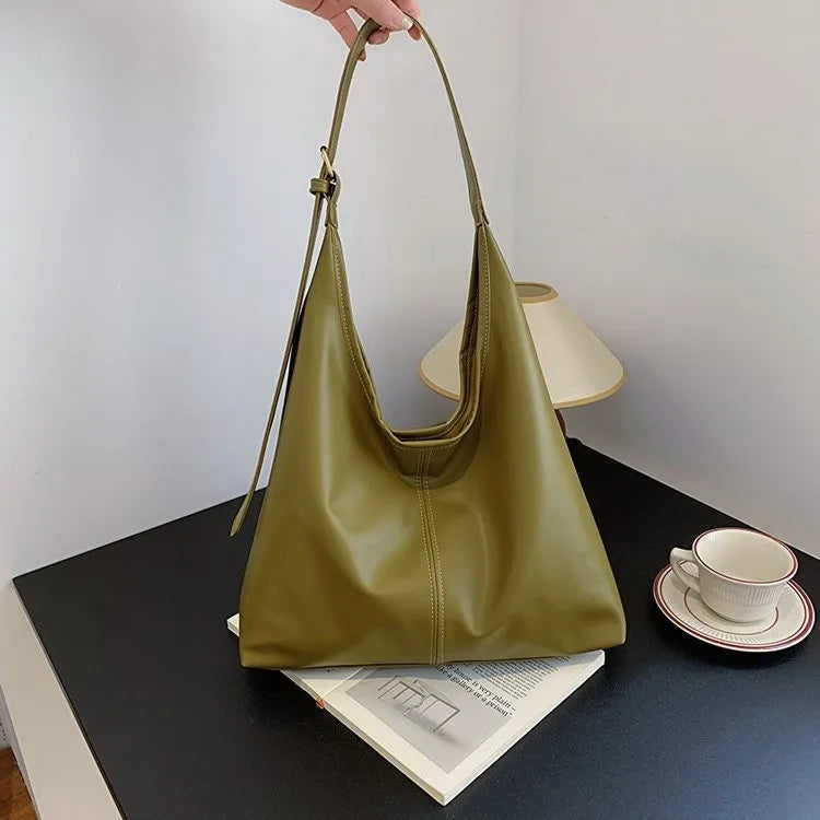 Women's Retro Simple Large Tote Bag