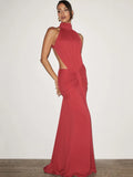 Evening Elegant Backless Halter Body-con Dress