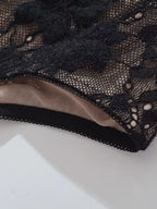 Lace Top With Built In Camisole Vest Backless