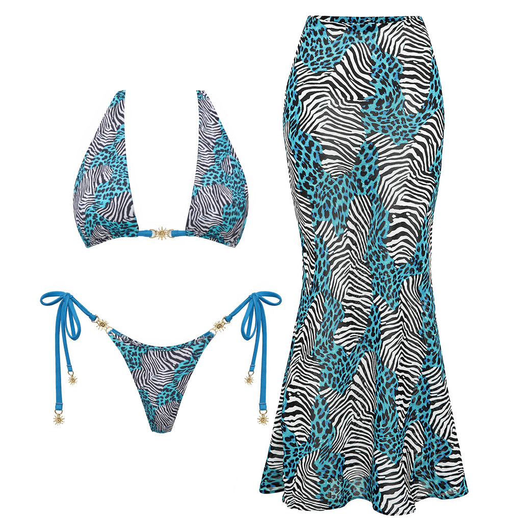 Sexy Women Bikini Set Chain Bathing Suit
