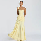 Backless High Waisted Dress
