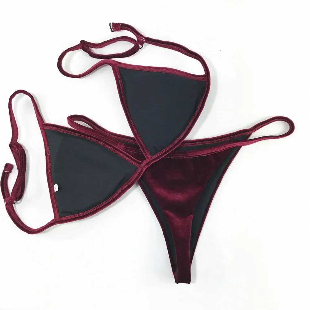 Sexy Backless Bikini Set