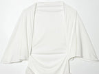 Gleaming Sequin Mini Dress With O Neck Backless Detail