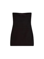 Knit Strapless Backless Mini Dress