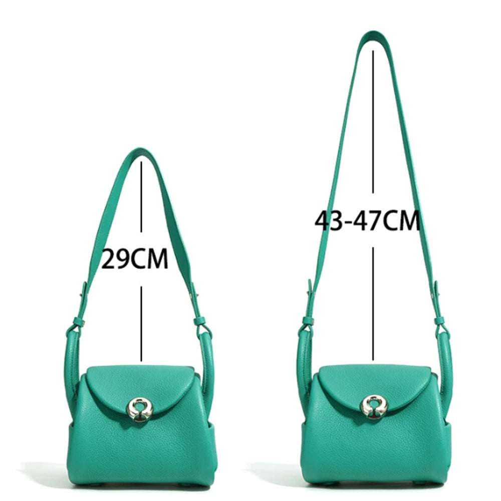 Luxury Genuine Leather Crossbody Bag