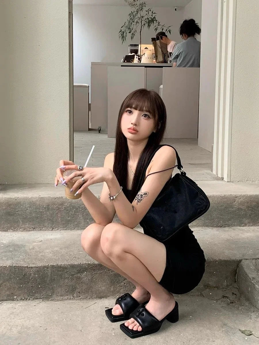 Sandals With Block Heel And Platform
