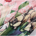 Flirty Printed Halter Backless Dress For Summer Party Chic Evening Outfits Slim High Waist