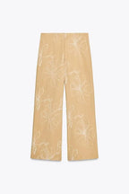 Cotton Two Piece Set For Women With Vest And Ankle Length Trousers