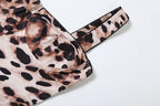 Leopard Print Sleeveless Jumpsuit For Women