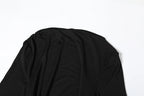 Ruched Maxi Dress For Women Chic Bodycon With Long Sleeves