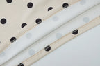 Polka Dot O Neck Crop Tank For Women