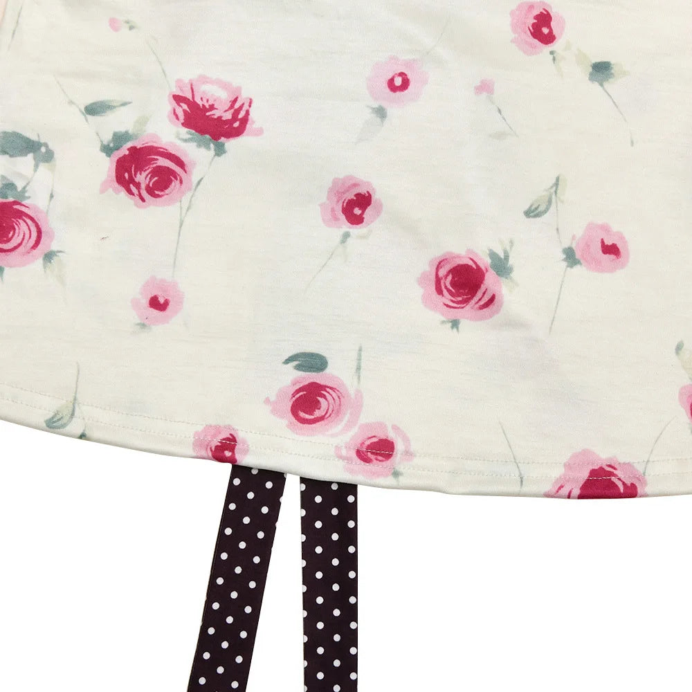 Patchwork Polka Dot Lace Camis Top With Square Collar Floral