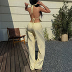 Vacation Set Tank Top And Wide Leg Pants