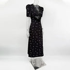 Sexy Hollow Lace High Waist Dress