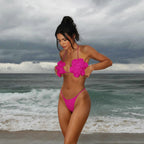 Three Piece Bandage Bikini With Skirt Bathing Suit For Women Brazilian Style A Line Skirt Summer Swimwear